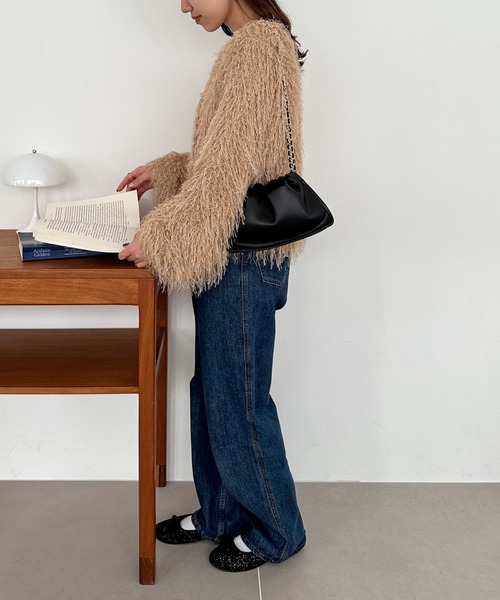 DISCOAT（ディスコート）の「チェーンドロストミニショルダー（ショルダーバッグ・レディース・ブラック/パープル/シルバー・FREE）」の16枚目の写真