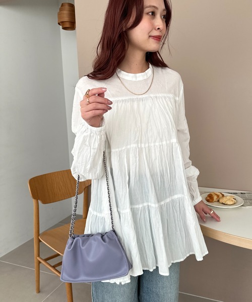 DISCOAT（ディスコート）の「チェーンドロストミニショルダー（ショルダーバッグ・レディース・ブラック/パープル/シルバー・FREE）」の22枚目の写真