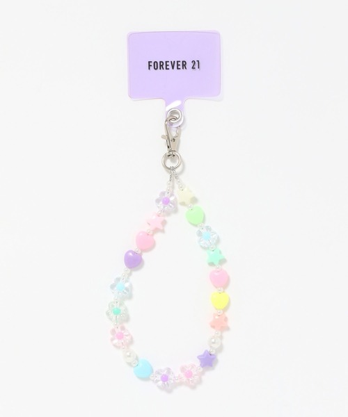 FOREVER 21(フォーエバー トゥエンティーワン)の「【2024SS】ビーズモバイルストラップ(スマホグッズ・レディース・マルチ/ブラック/ピンク・FREE)」の3枚目の写真