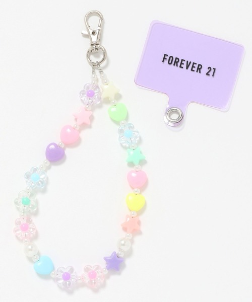 FOREVER 21(フォーエバー トゥエンティーワン)の「【2024SS】ビーズモバイルストラップ(スマホグッズ・レディース・マルチ/ブラック/ピンク・FREE)」の5枚目の写真