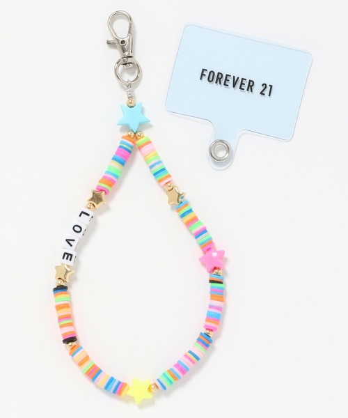 FOREVER 21(フォーエバー トゥエンティーワン)の「【2024SS】ビーズモバイルストラップ(スマホグッズ・レディース・マルチ/ブラック/ピンク・FREE)」の6枚目の写真