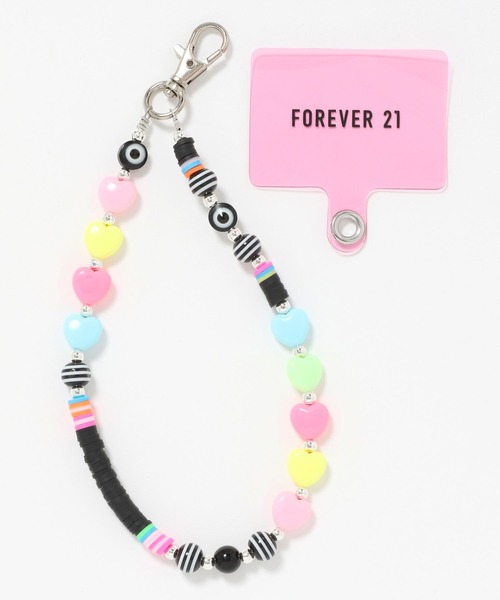 FOREVER 21(フォーエバー トゥエンティーワン)の「【2024SS】ビーズモバイルストラップ(スマホグッズ・レディース・マルチ/ブラック/ピンク・FREE)」の4枚目の写真