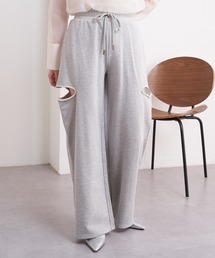【2024SS】サイドスリットスウェットワイドパンツ