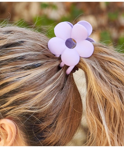 anap mimpi（アナップミンピ）の「フラワー ビッグ ヘアクリップ バンスクリップ（バレッタ/ヘアクリップ・レディース・オレンジ/ラベンダー/ベージュ/ライトブルー/ターコイズブルー・FREE）」の10枚目の写真
