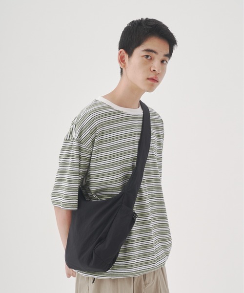 YOEL（ヨエル）の「YOEL - nylon shoulder bag / ナイロンショルダーバック（ショルダーバッグ・メンズ・レッド/グレイッシュベージュ/ブラック・FREE）」の20枚目の写真