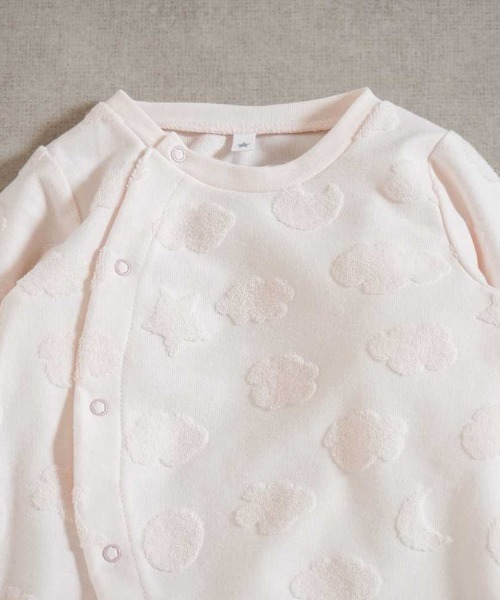 【10mois(ディモワ)】cloudパイル 2wayドレス 50-70cm（ロンパース）｜10mois（ディモワ）
