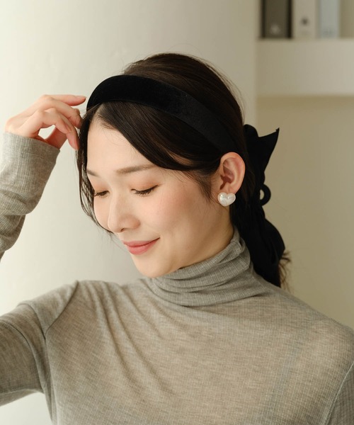 ZAKKA-BOX(ザッカボックス)の「薄くて暖かウール混インナータートル(Tシャツ/カットソー・レディース・ブラック/グレー/アイボリー/ブルー/ピンク・FREE)」の18枚目の写真