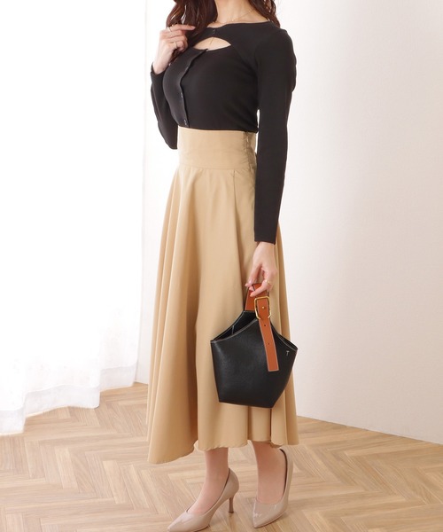 Lace Ladies(レースレディース)の「フロント ボタン カットアウト デザイン トップス(その他トップス・レディース・ブラック/ブラウン・FREE)」の11枚目の写真