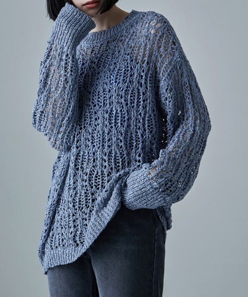 ボタニカルクロシェニット（ニット/セーター）｜etoll.（エトル） pattayablatt.com