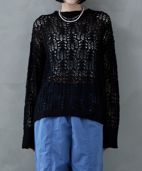 ボタニカルクロシェニット（ニット/セーター）｜etoll.（エトル） pattayablatt.com