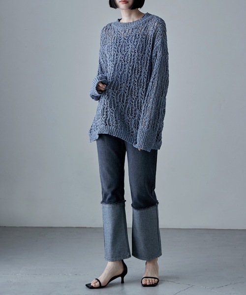 ボタニカルクロシェニット（ニット/セーター）｜etoll.（エトル） pattayablatt.com