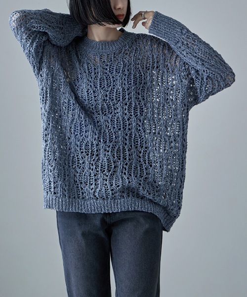 ボタニカルクロシェニット（ニット/セーター）｜etoll.（エトル） pattayablatt.com