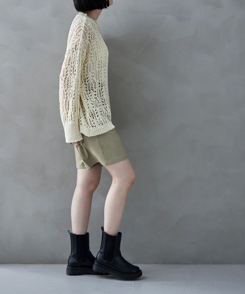 ボタニカルクロシェニット（ニット/セーター）｜etoll.（エトル） pattayablatt.com