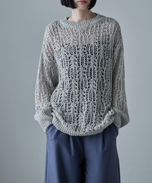 ボタニカルクロシェニット（ニット/セーター）｜etoll.（エトル） pattayablatt.com