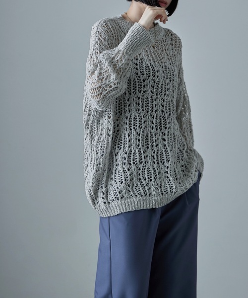 ボタニカルクロシェニット（ニット/セーター）｜etoll.（エトル） pattayablatt.com