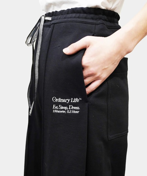 SHINYAKOZUKA（シンヤコヅカ）の「【SHINYAKOZUKA】ORDINARY HOME PANTALON（スウェットパンツ・メンズ・ブラック・XS/S/M）」の4枚目の写真