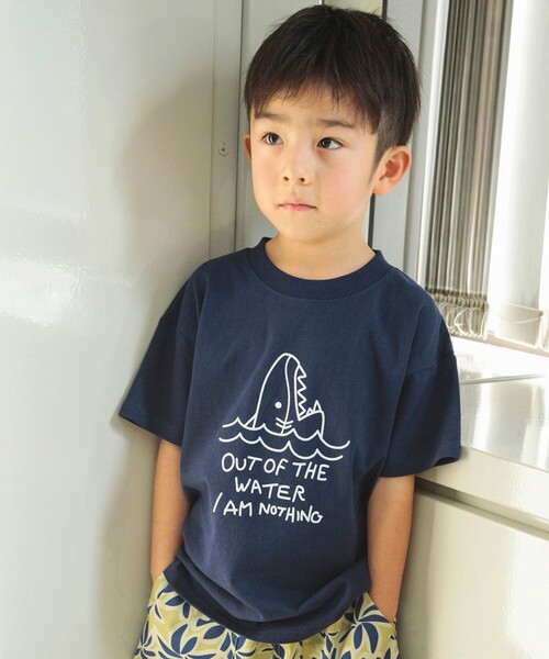 DRC branshes（ディーアールシーブランシェス）の「【WEB限定/DRC/お肌に嬉しい綿100％】アソートグラフィック半袖Tシャツ（Tシャツ/カットソー・キッズ・オフホワイト/ブルー/チャコールグレー/その他4/ブラック/エメラルド/ラベンダー/マスタード/その他1/その他2/ネイビー/その他3/ピンク/カラフル/キャメル/ライム・90/150/140/130/120/100/110/160）」の6枚目の写真