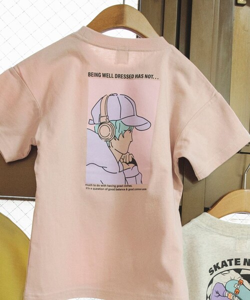 DRC branshes（ディーアールシーブランシェス）の「【WEB限定/DRC/お肌に嬉しい綿100％】アソートグラフィック半袖Tシャツ（Tシャツ/カットソー・キッズ・オフホワイト/ブルー/チャコールグレー/その他4/ブラック/エメラルド/ラベンダー/マスタード/その他1/その他2/ネイビー/その他3/ピンク/カラフル/キャメル/ライム・90/150/140/130/120/100/110/160）」の11枚目の写真