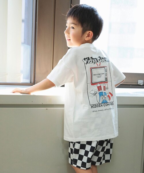 DRC branshes（ディーアールシーブランシェス）の「【WEB限定/DRC/お肌に嬉しい綿100％】アソートグラフィック半袖Tシャツ（Tシャツ/カットソー・キッズ・オフホワイト/ブルー/チャコールグレー/その他4/ブラック/エメラルド/ラベンダー/マスタード/その他1/その他2/ネイビー/その他3/ピンク/カラフル/キャメル/ライム・90/150/140/130/120/100/110/160）」の21枚目の写真