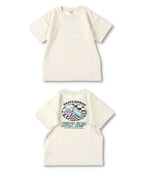 DRC branshes（ディーアールシーブランシェス）の「【WEB限定/DRC/お肌に嬉しい綿100％】アソートグラフィック半袖Tシャツ（Tシャツ/カットソー・キッズ・オフホワイト/ブルー/チャコールグレー/その他4/ブラック/エメラルド/ラベンダー/マスタード/その他1/その他2/ネイビー/その他3/ピンク/カラフル/キャメル/ライム・90/150/140/130/120/100/110/160）」の16枚目の写真