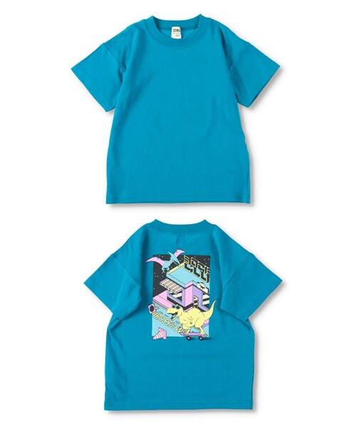 DRC branshes（ディーアールシーブランシェス）の「【WEB限定/DRC/お肌に嬉しい綿100％】アソートグラフィック半袖Tシャツ（Tシャツ/カットソー・キッズ・オフホワイト/ブルー/チャコールグレー/その他4/ブラック/エメラルド/ラベンダー/マスタード/その他1/その他2/ネイビー/その他3/ピンク/カラフル/キャメル/ライム・90/150/140/130/120/100/110/160）」の5枚目の写真