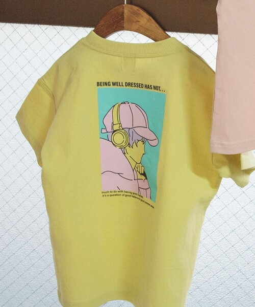 DRC branshes（ディーアールシーブランシェス）の「【WEB限定/DRC/お肌に嬉しい綿100％】アソートグラフィック半袖Tシャツ（Tシャツ/カットソー・キッズ・オフホワイト/ブルー/チャコールグレー/その他4/ブラック/エメラルド/ラベンダー/マスタード/その他1/その他2/ネイビー/その他3/ピンク/カラフル/キャメル/ライム・90/150/140/130/120/100/110/160）」の9枚目の写真