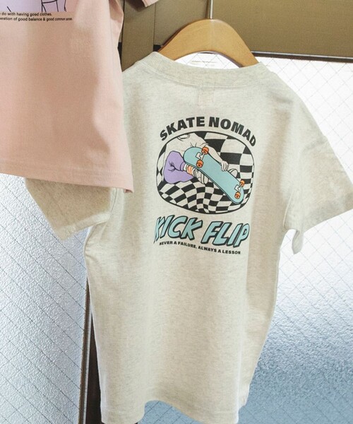 DRC branshes（ディーアールシーブランシェス）の「【WEB限定/DRC/お肌に嬉しい綿100％】アソートグラフィック半袖Tシャツ（Tシャツ/カットソー・キッズ・オフホワイト/ブルー/チャコールグレー/その他4/ブラック/エメラルド/ラベンダー/マスタード/その他1/その他2/ネイビー/その他3/ピンク/カラフル/キャメル/ライム・90/150/140/130/120/100/110/160）」の18枚目の写真