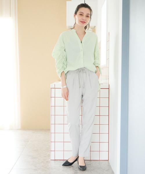 BAYFLOW（ベイフロー）の「RPテーパードロストパンツ24（その他パンツ・レディース・ラベンダー/ネイビー/ブラック/ライトグレー・SMALL/MEDIUM/LARGE）」の8枚目の写真