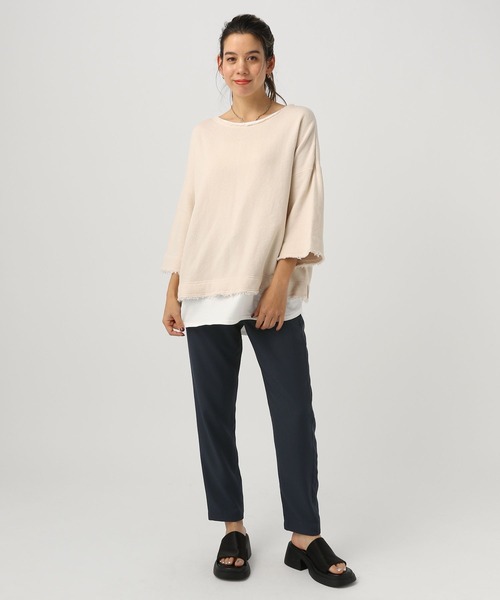 BAYFLOW（ベイフロー）の「RPテーパードロストパンツ24（その他パンツ・レディース・ラベンダー/ネイビー/ブラック/ライトグレー・SMALL/MEDIUM/LARGE）」の21枚目の写真