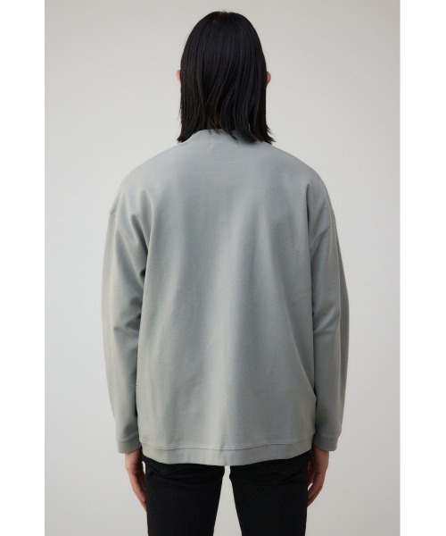 AZUL by moussy(アズールバイマウジー)の「ツイルワンボタンカーディガン(カーディガン/ボレロ・メンズ・ライトグレー/ブラック・FREE)」の9枚目の写真