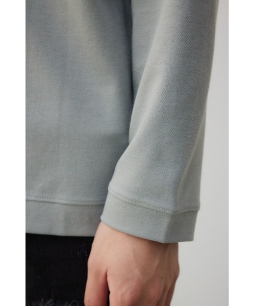 AZUL by moussy(アズールバイマウジー)の「ツイルワンボタンカーディガン(カーディガン/ボレロ・メンズ・ライトグレー/ブラック・FREE)」の12枚目の写真