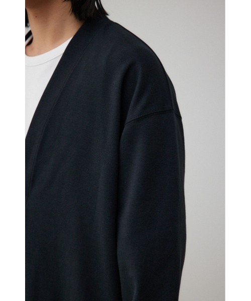 AZUL by moussy(アズールバイマウジー)の「ツイルワンボタンカーディガン(カーディガン/ボレロ・メンズ・ライトグレー/ブラック・FREE)」の21枚目の写真