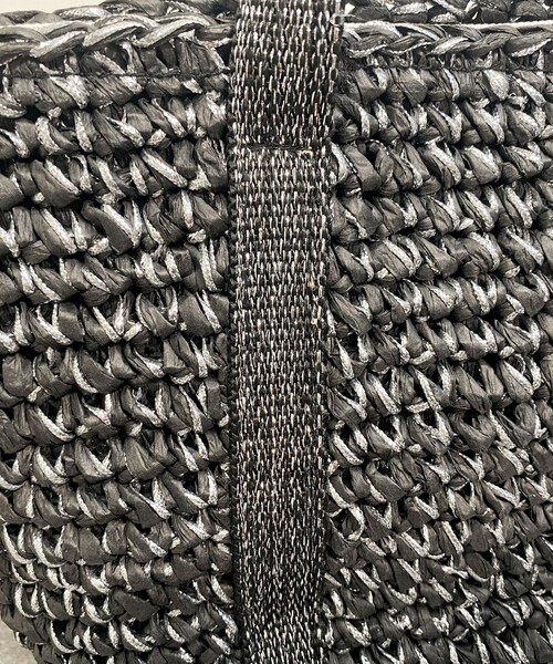 fredy emue（フレディエミュ）の「ラメテープペーパートートバッグ（トートバッグ・レディース・ベージュ/グレー/ブラック・FREE）」の11枚目の写真