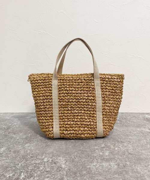 fredy emue（フレディエミュ）の「ラメテープペーパートートバッグ（トートバッグ・レディース・ベージュ/グレー/ブラック・FREE）」の14枚目の写真