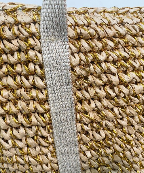 fredy emue（フレディエミュ）の「ラメテープペーパートートバッグ（トートバッグ・レディース・ベージュ/グレー/ブラック・FREE）」の15枚目の写真