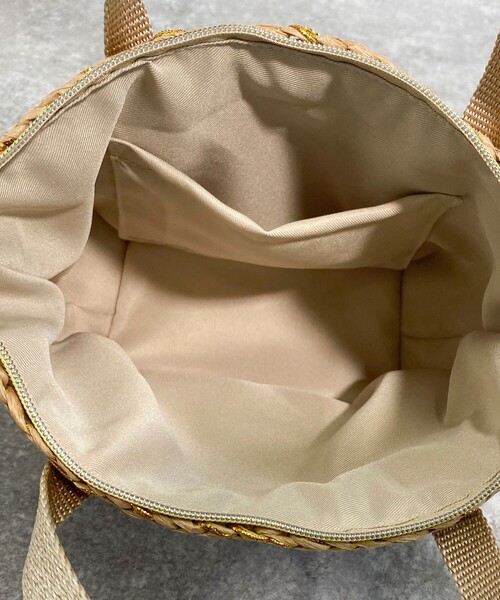 fredy emue（フレディエミュ）の「ラメテープペーパートートバッグ（トートバッグ・レディース・ベージュ/グレー/ブラック・FREE）」の19枚目の写真