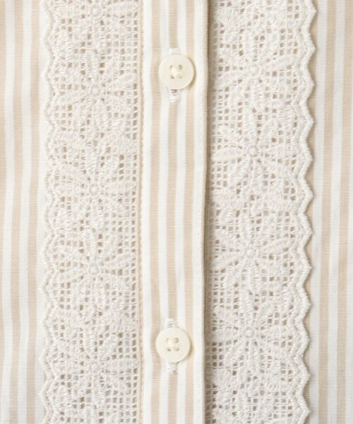 one'sterrace（ワンズテラス）の「刺繍入り フレアシルエットチュニックシャツ（シャツ/ブラウス・レディース・ベージュ系8/ブルー系その他7・02）」の10枚目の写真