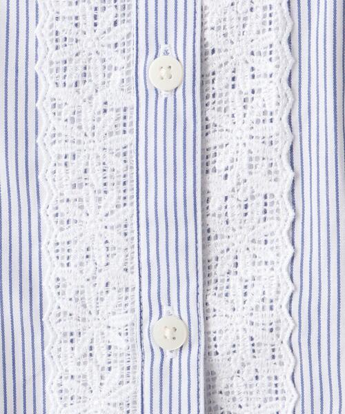 one'sterrace（ワンズテラス）の「刺繍入り フレアシルエットチュニックシャツ（シャツ/ブラウス・レディース・ベージュ系8/ブルー系その他7・02）」の12枚目の写真