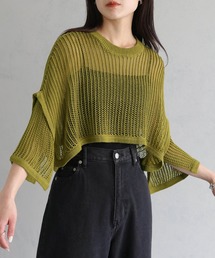 【cheriella】メッシュショートトップス MESH SHORT TOPS