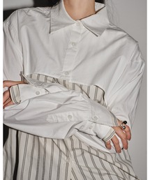 todayful ストライプトップス　38inch Stripe Silky Shirts（シャツ/ブラウス）｜TODAYFUL（トゥデイ
