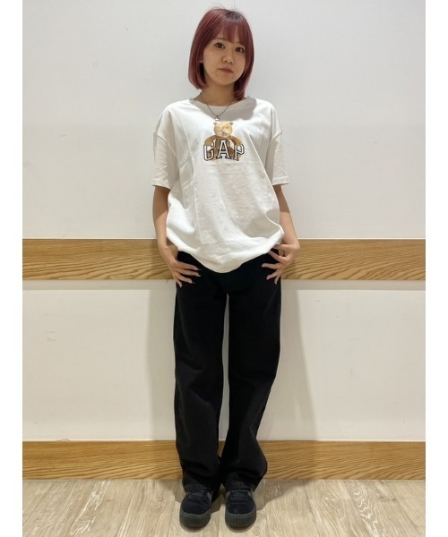  ロゴ グラフィック ブラック コットン Tシャツ セール】オーガニックコットン ブラナンベア ロゴ グラフィックT