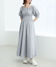 MAJESTIC LEGON | 前後2wayシャーリングワンピース(ワンピース)