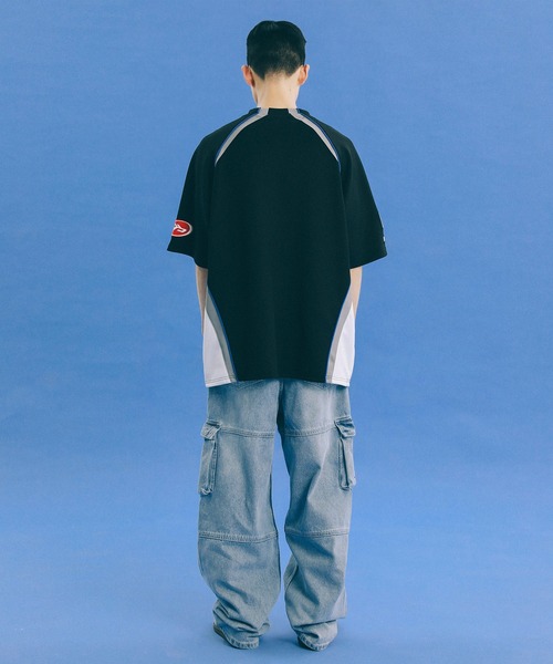 PHYPS(フィジカルエデュケーションデパートメント)の「PHYPS メッシュ モーターサイクル ラグラン SS(Tシャツ/カットソー・メンズ・ホワイト/ブラック・L/M/XS)」の6枚目の写真