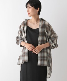 LEPSIM | シアーチェックシャツ　108084(シャツ/ブラウス)