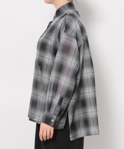 lnu様 LEPSIM（レプシィム）の「シアーチェックシャツ 108084（シャツ