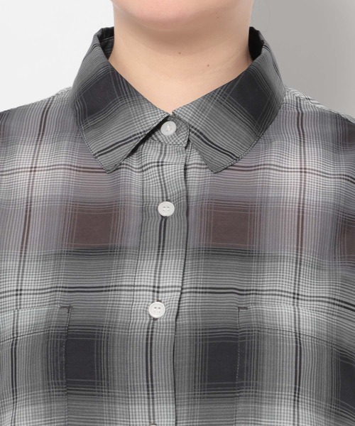 LEPSIM（レプシィム）の「シアーチェックシャツ 108084（シャツ