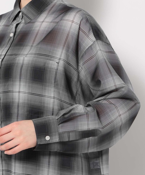 今季完売レプシィム チェックシャツ ブラック LEPSIM - レプシィム LEPSIM チェックシャツ ブラック 今季の