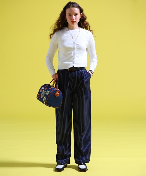 sara&cake(サラアンドケイク)の「Vネックカーディガン(カーディガン/ボレロ・レディース・ブルー系/ピンク系/ベージュ系/ホワイト/グレー系・FREE)」の21枚目の写真