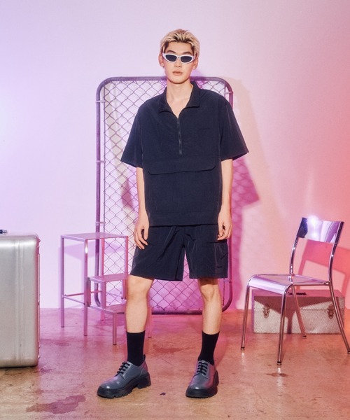 codegraphy（コードグラフィー）の「[SET UP対応] COOLCODE Big Pocket Cargo  Shorts（その他パンツ・メンズ・ベージュ/ライトグレー/カーキ/ブラック・MEDIUM/SMALL/LARGE）」の8枚目の写真