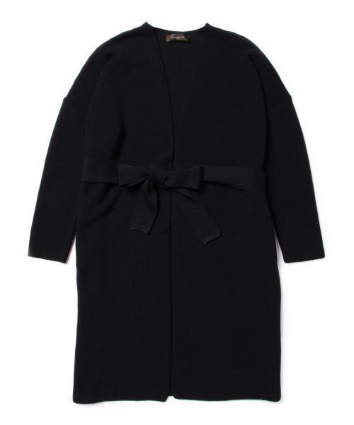 Demi-Luxe BEAMS（デミルクス ビームス）の「Demi-Luxe BEAMS / アゼ ロングカーディガン（カーディガン/ボレロ・レディース・ベージュ/ネイビー・ONE SIZE）」の18枚目の写真